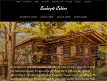 Tablet Screenshot of buckeyecabin.net